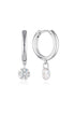MIRAGE ALICE DROPLET EARRINGS SILVER-PEROZ Accessories