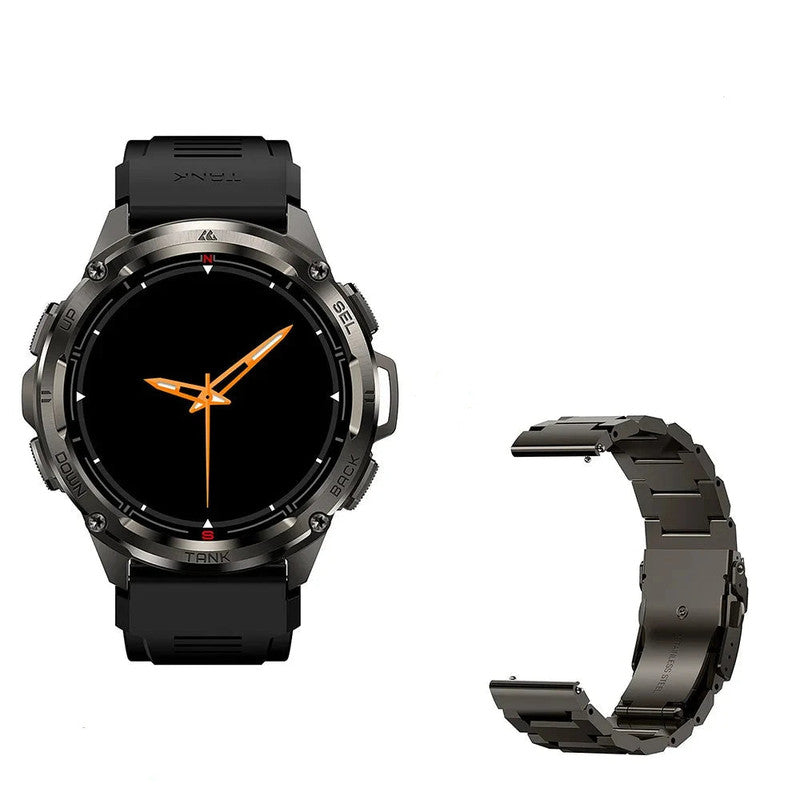 NNEOBA Ultra GPS Smart Watch 470mAh Digital Fitness Tracker with Bluetooth-Smart Watches-PEROZ Accessories