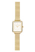 Nordgreen Allure 20mm x 30mm White Dial Gold Mesh Watch-PEROZ Accessories