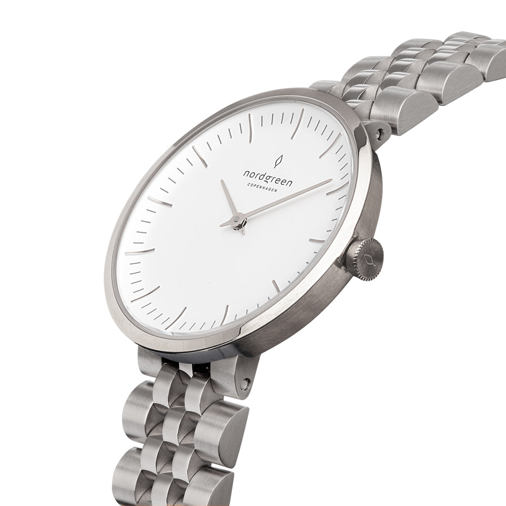 Nordgreen Infinity 32mm Silver Watch-PEROZ Accessories