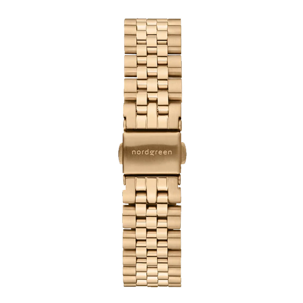 Nordgreen Native 28mm Gold 5 Link Stainless Steel Strap Watch-PEROZ Accessories