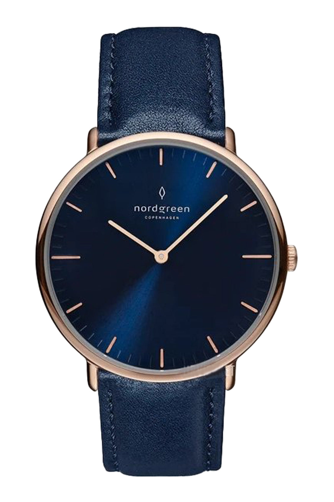 Nordgreen Native 32mm Navy Vegan Leather Strap Watch-PEROZ Accessories