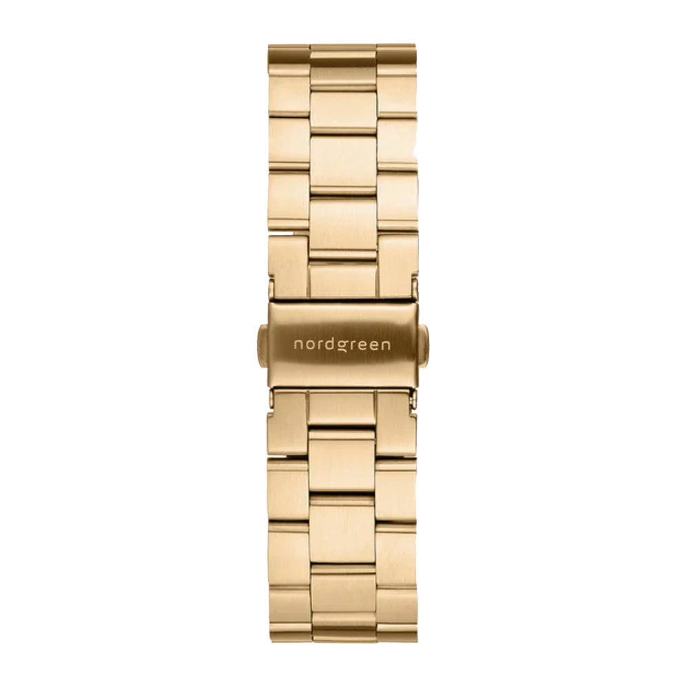 Nordgreen Native 36mm Gold 3 Link Stainless Steel Strap Watch-PEROZ Accessories