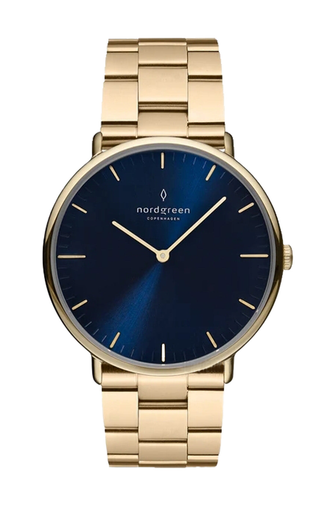 Nordgreen Native 36mm Gold 3 Link Strap Watch-PEROZ Accessories