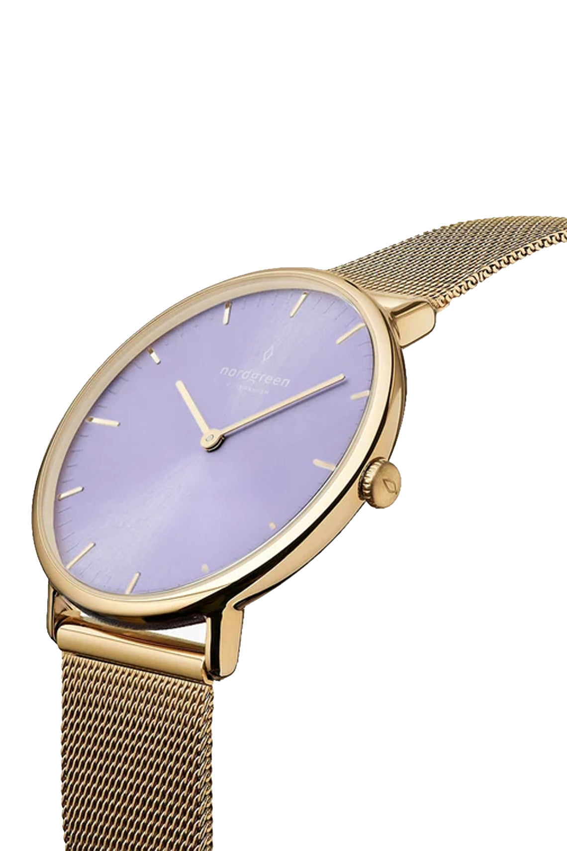 Nordgreen Native 36mm Olive Dial Gold Milanese Mesh Watch-PEROZ Accessories