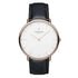 Nordgreen Native 36mm Rose Gold Case Black Leather Watch-PEROZ Accessories