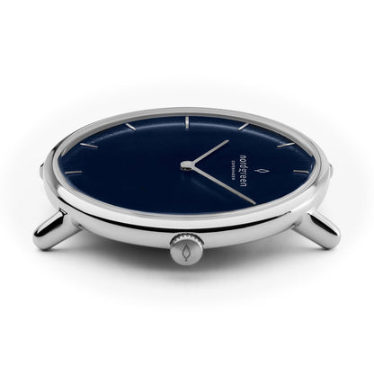 Nordgreen Native 40mm Navy Silver Watch-PEROZ Accessories