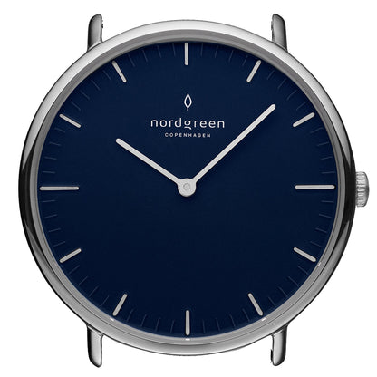 Nordgreen Native 40mm Navy Silver Watch-PEROZ Accessories