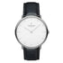 Nordgreen Native 40mm Silver Case Black Leather Watch-PEROZ Accessories