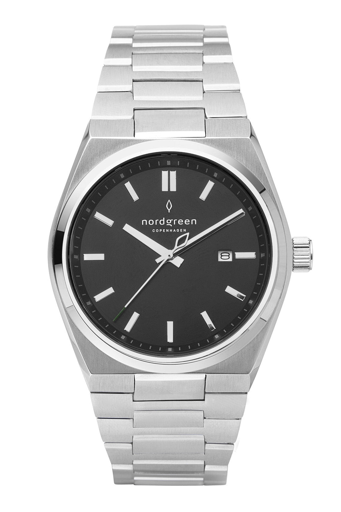 Nordgreen Succession 41mm Black Dial Stainless Steel Strap Watch-PEROZ Accessories