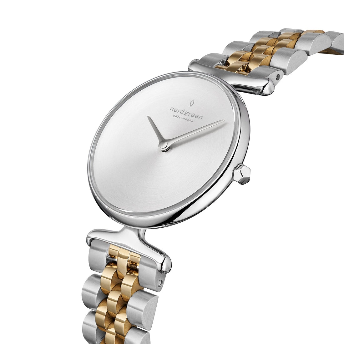 Nordgreen Unika 28mm Silver Brushed Metal Dial Watch-PEROZ Accessories