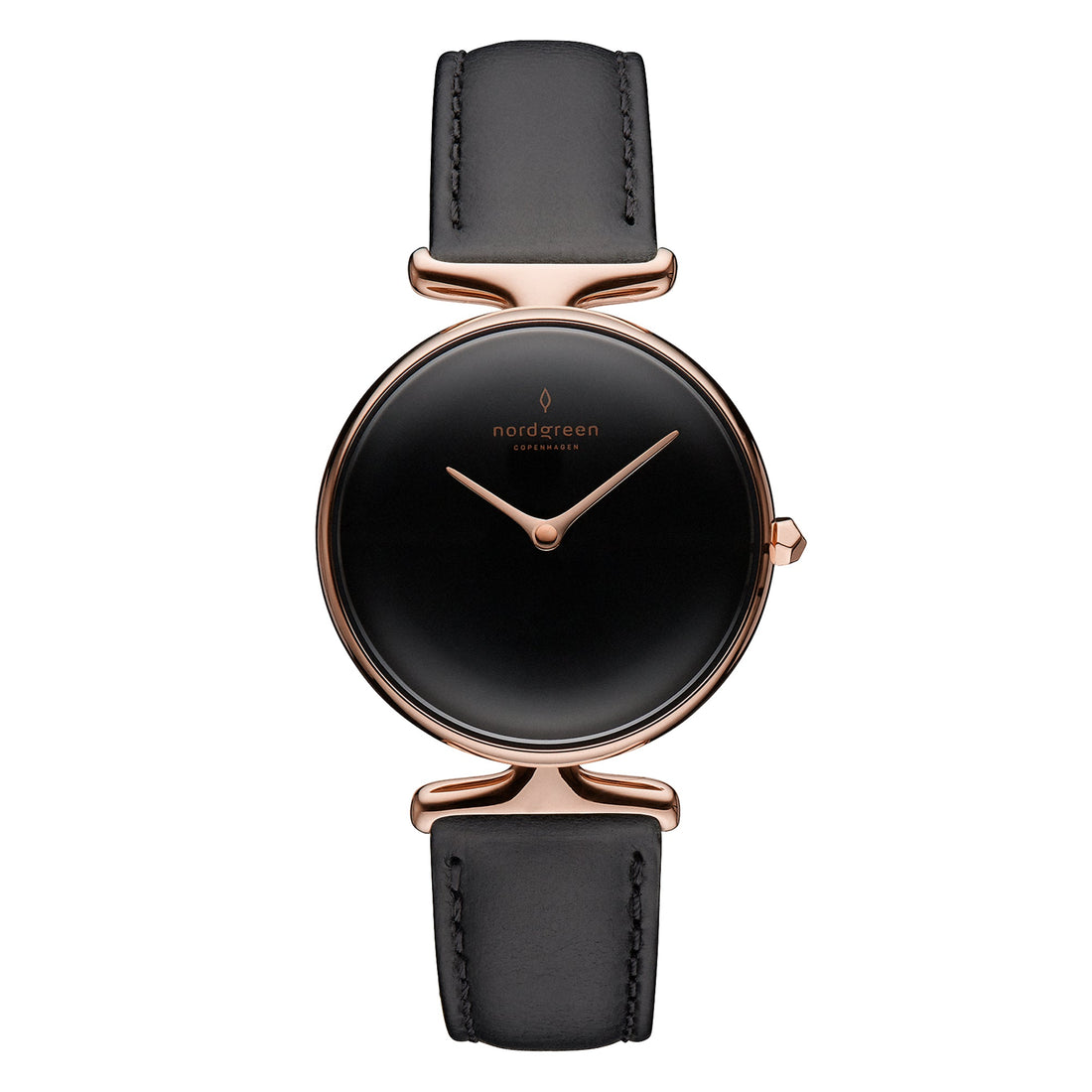 Nordgreen Unika 32mm Rose Gold Black Watch-PEROZ Accessories