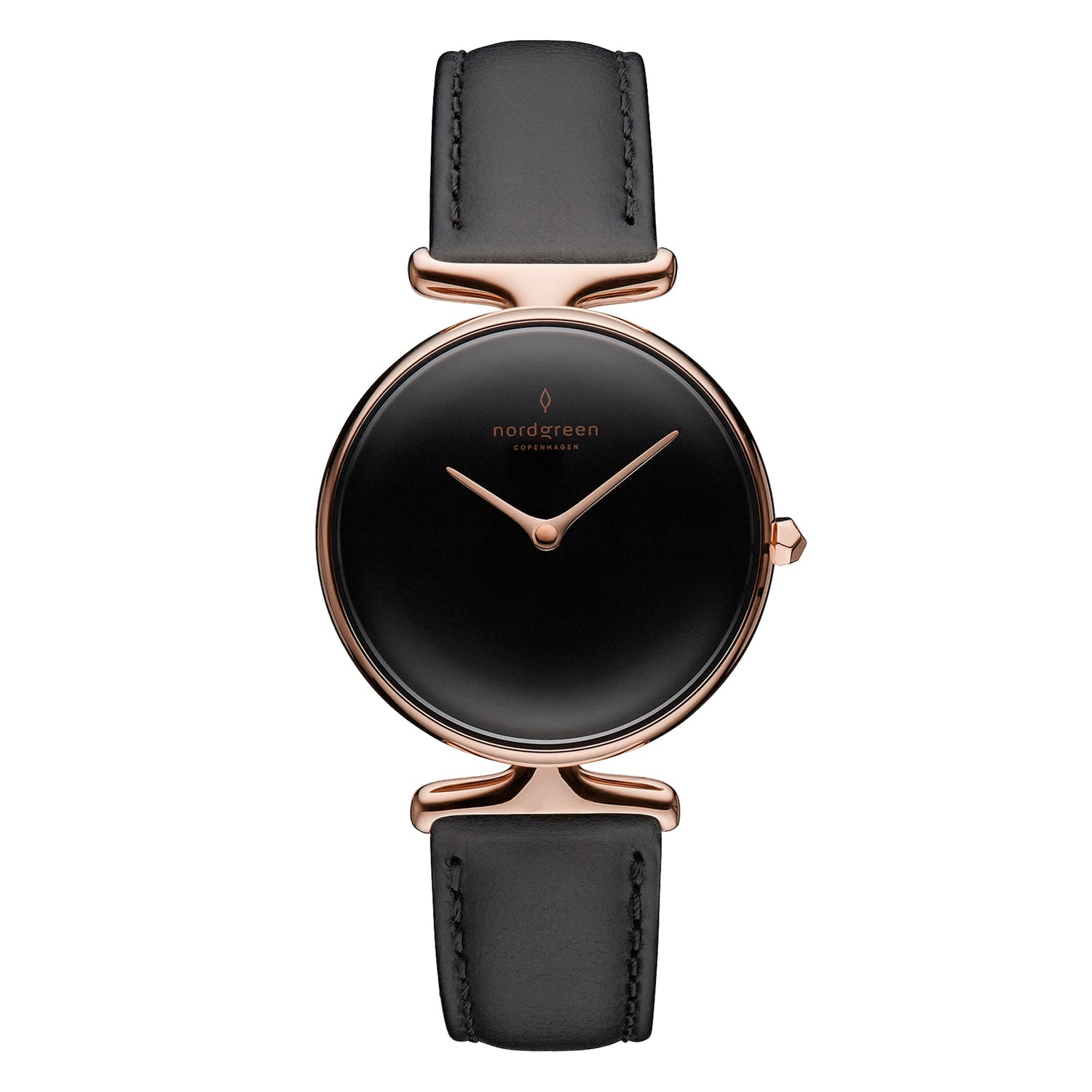 Nordgreen Unika 32mm Rose Gold Black Watch-PEROZ Accessories