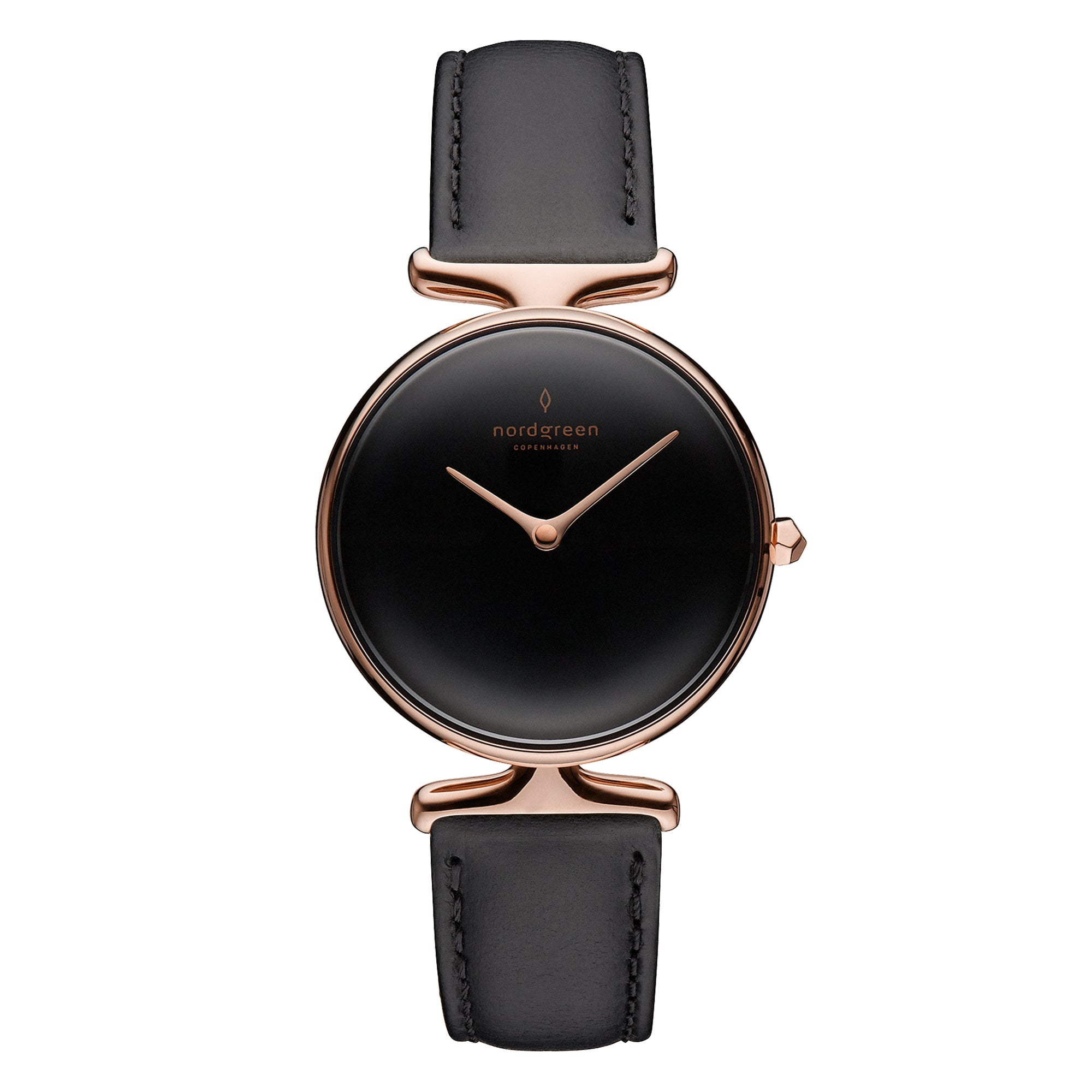 Nordgreen Unika 32mm Rose Gold Black Watch-PEROZ Accessories