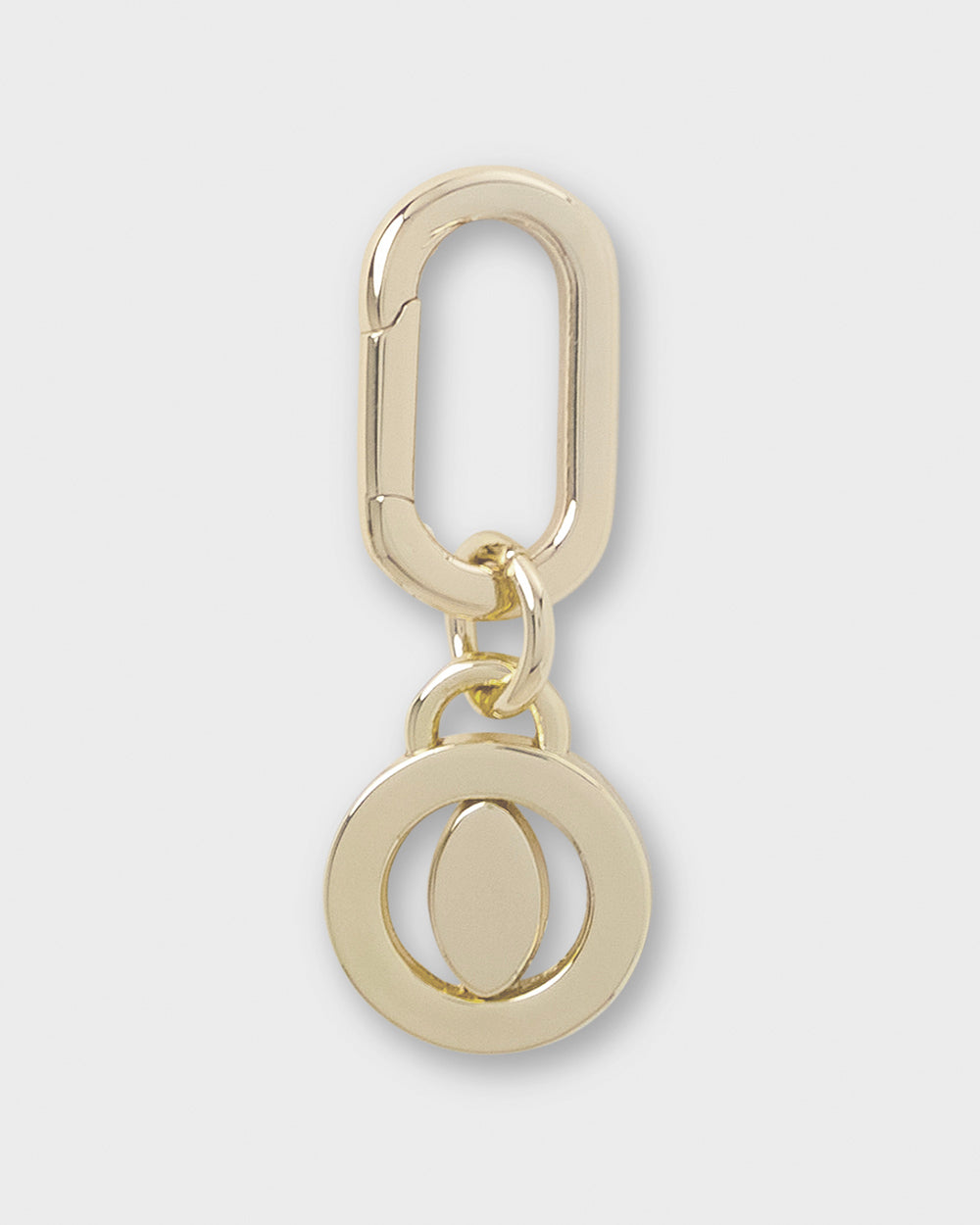 Letter O Charm With Oval Hinge Ring Clip-Accessories-PEROZ Accessories
