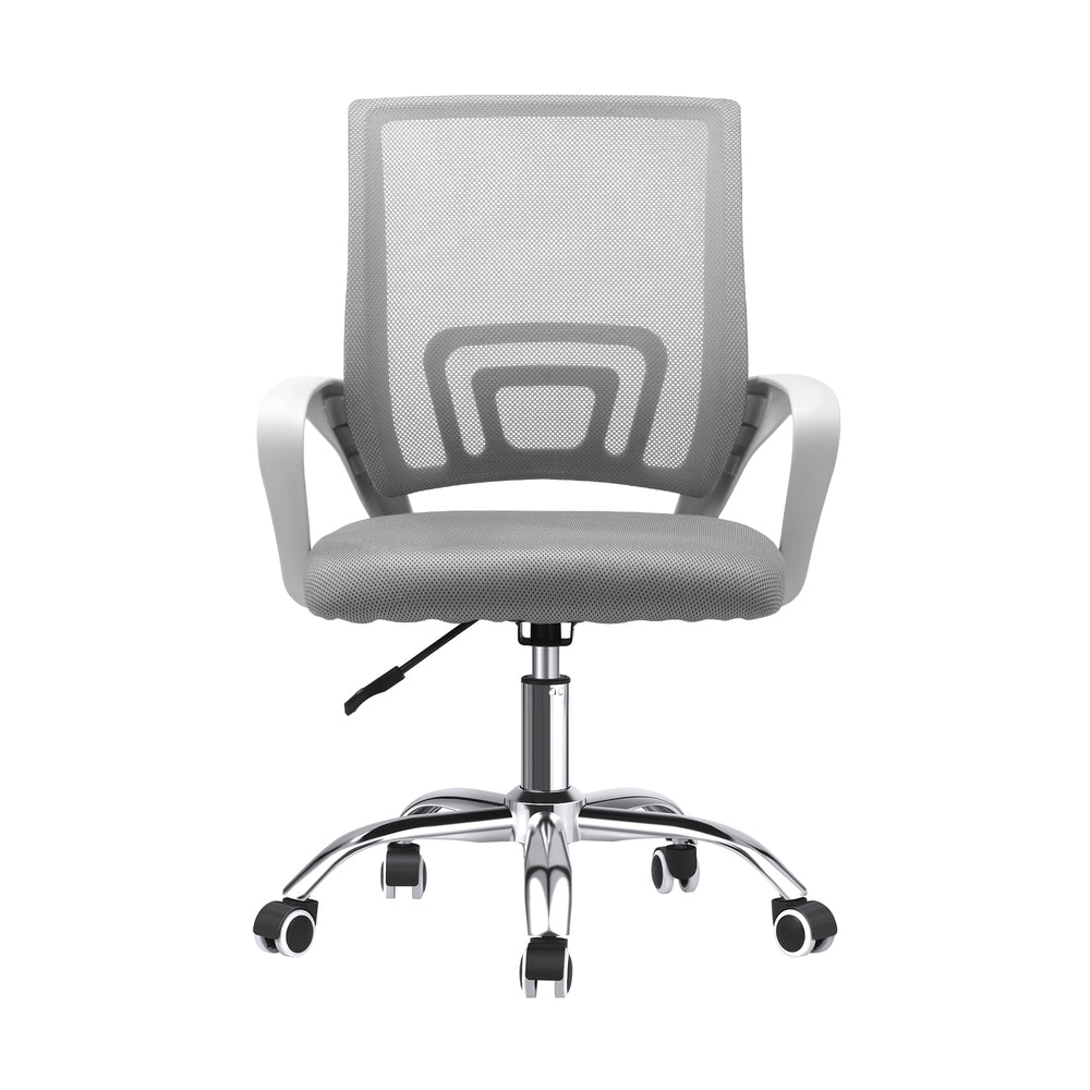 Oikiture Mesh Office Chair Foam Seat White-Office Chair-PEROZ Accessories