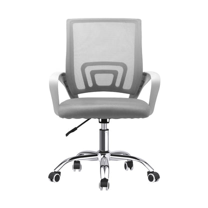 Oikiture Mesh Office Chair Foam Seat White-Office Chair-PEROZ Accessories
