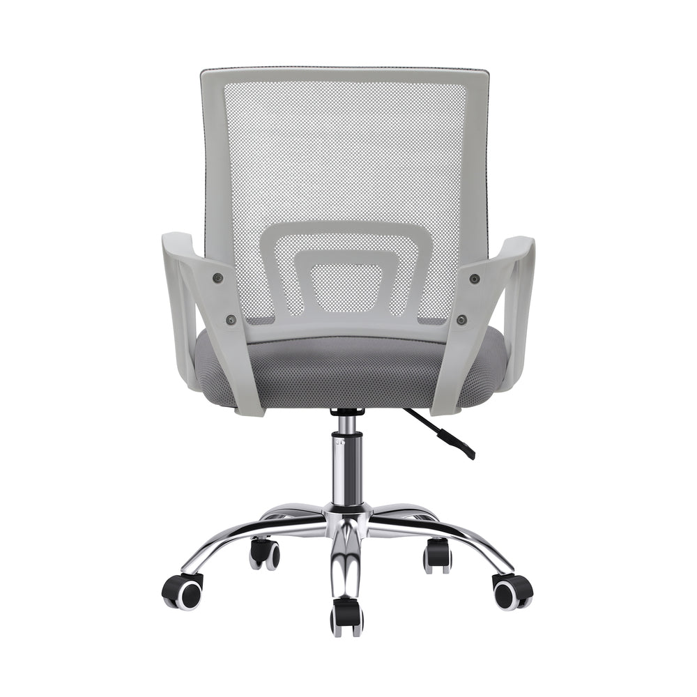 Oikiture Mesh Office Chair Foam Seat White-Office Chair-PEROZ Accessories