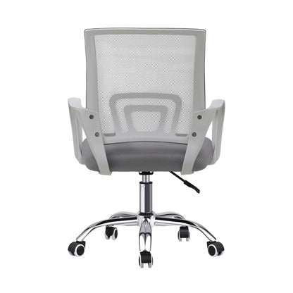 Oikiture Mesh Office Chair Foam Seat White-Office Chair-PEROZ Accessories