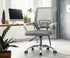 Oikiture Mesh Office Chair Foam Seat White-Office Chair-PEROZ Accessories