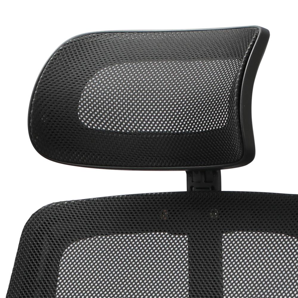 Oikiture Office Chair Home Computer Chairs Black Gaming Chair Mesh Headrest and Backrest-Office Chairs-PEROZ Accessories