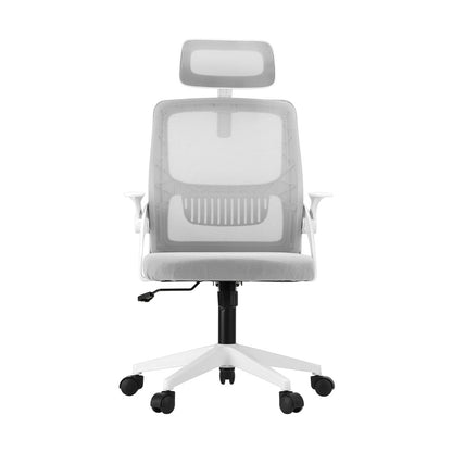 Oikiture Mesh Office Chair Executive Fabric Gaming Seat Racing Tilt Computer WH-Office Chair-PEROZ Accessories