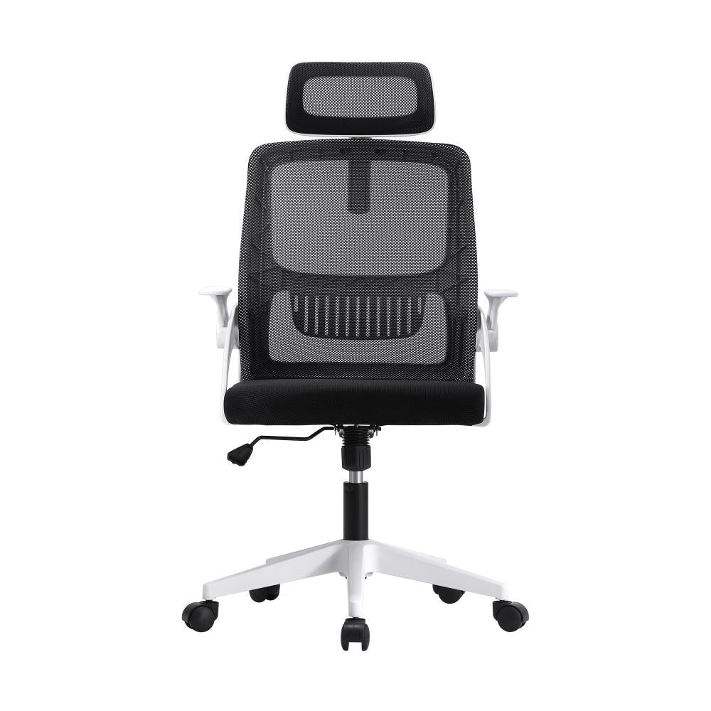 Oikiture Mesh Office Chair Executive Fabric Gaming Seat Racing Tilt Computer BKWH-Office Chairs-PEROZ Accessories