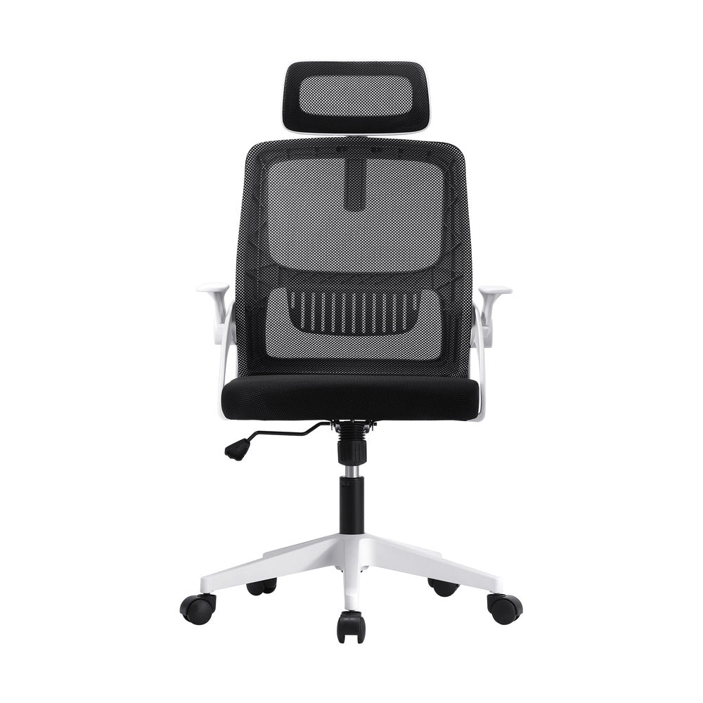 Oikiture Mesh Office Chair Executive Fabric Gaming Seat Racing Tilt Computer BKWH-Office Chairs-PEROZ Accessories