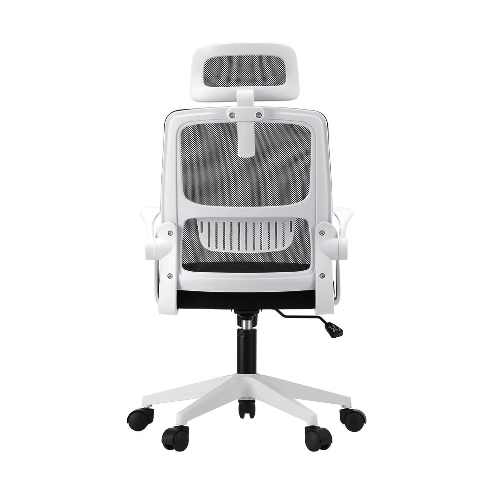 Oikiture Mesh Office Chair Executive Fabric Gaming Seat Racing Tilt Computer BKWH-Office Chairs-PEROZ Accessories