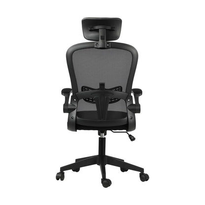 Oikiture Office Chair Home Computer Chairs Mesh Gaming Chair Padding Headrest and Armrest-Office Chairs-PEROZ Accessories