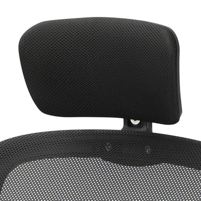 Oikiture Office Chair Home Computer Chairs Mesh Gaming Chair Padding Headrest and Armrest-Office Chairs-PEROZ Accessories