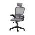 Oikiture Mesh Office Chair Executive Seat Racing Tilt BK&GY-Office Chairs-PEROZ Accessories