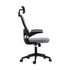 Oikiture Mesh Office Chair Executive Seat Racing Tilt BK&GY-Office Chairs-PEROZ Accessories