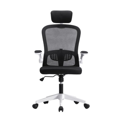 Oikiture Mesh Office Chair Executive Fabric Gaming Seat Racing Tilt Computer WHBK-Office Chairs-PEROZ Accessories