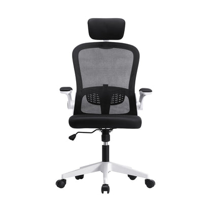 Oikiture Mesh Office Chair Executive Fabric Gaming Seat Racing Tilt Computer WHBK-Office Chairs-PEROZ Accessories