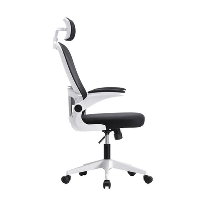 Oikiture Mesh Office Chair Executive Fabric Gaming Seat Racing Tilt Computer WHBK-Office Chairs-PEROZ Accessories