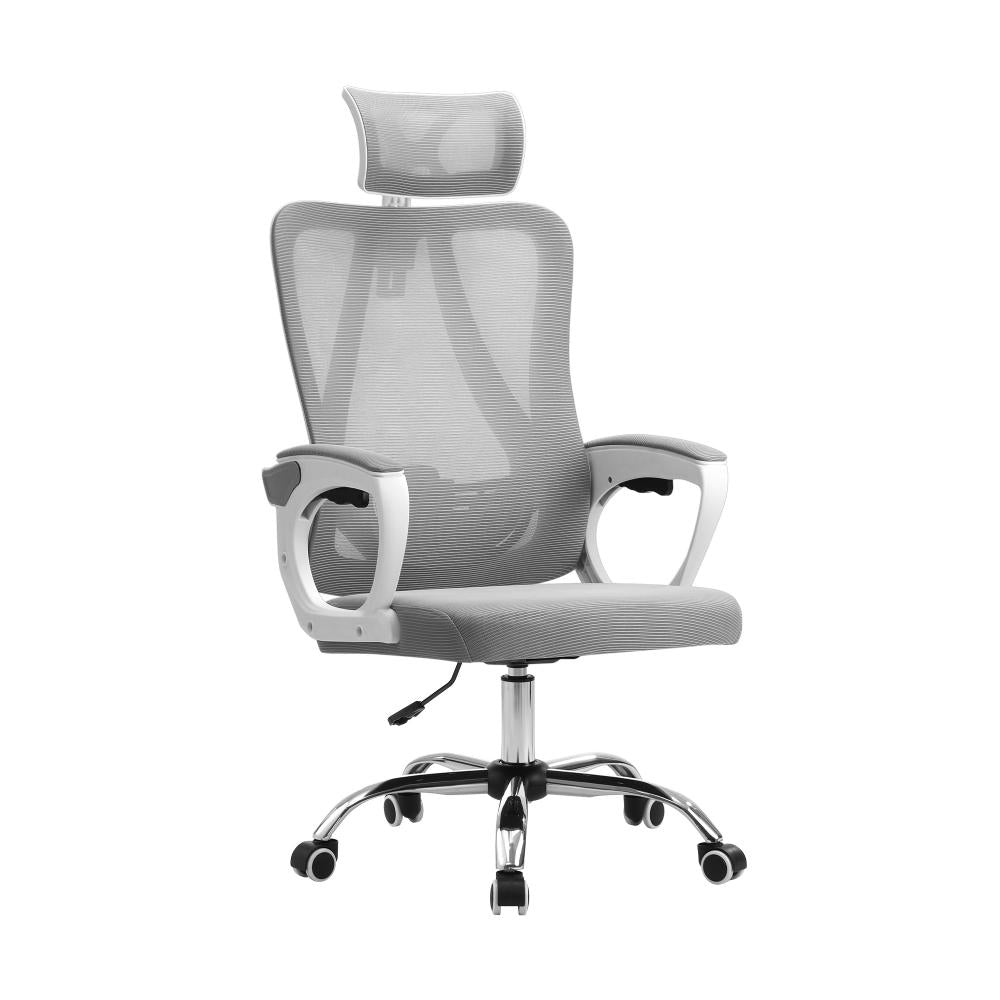 Oikiture Ergonomic Office Chair Lumbar Support White-Office Chairs-PEROZ Accessories