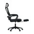Oikiture Mesh Office Chair Adjustable Lumbar Support Black-Office Chairs-PEROZ Accessories