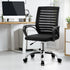 Oikiture Mesh Office Chair Breathable Backrest Black-Office Chair-PEROZ Accessories
