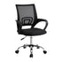 Artiss Mesh Office Chair Mid Back Black-Office Chairs-PEROZ Accessories