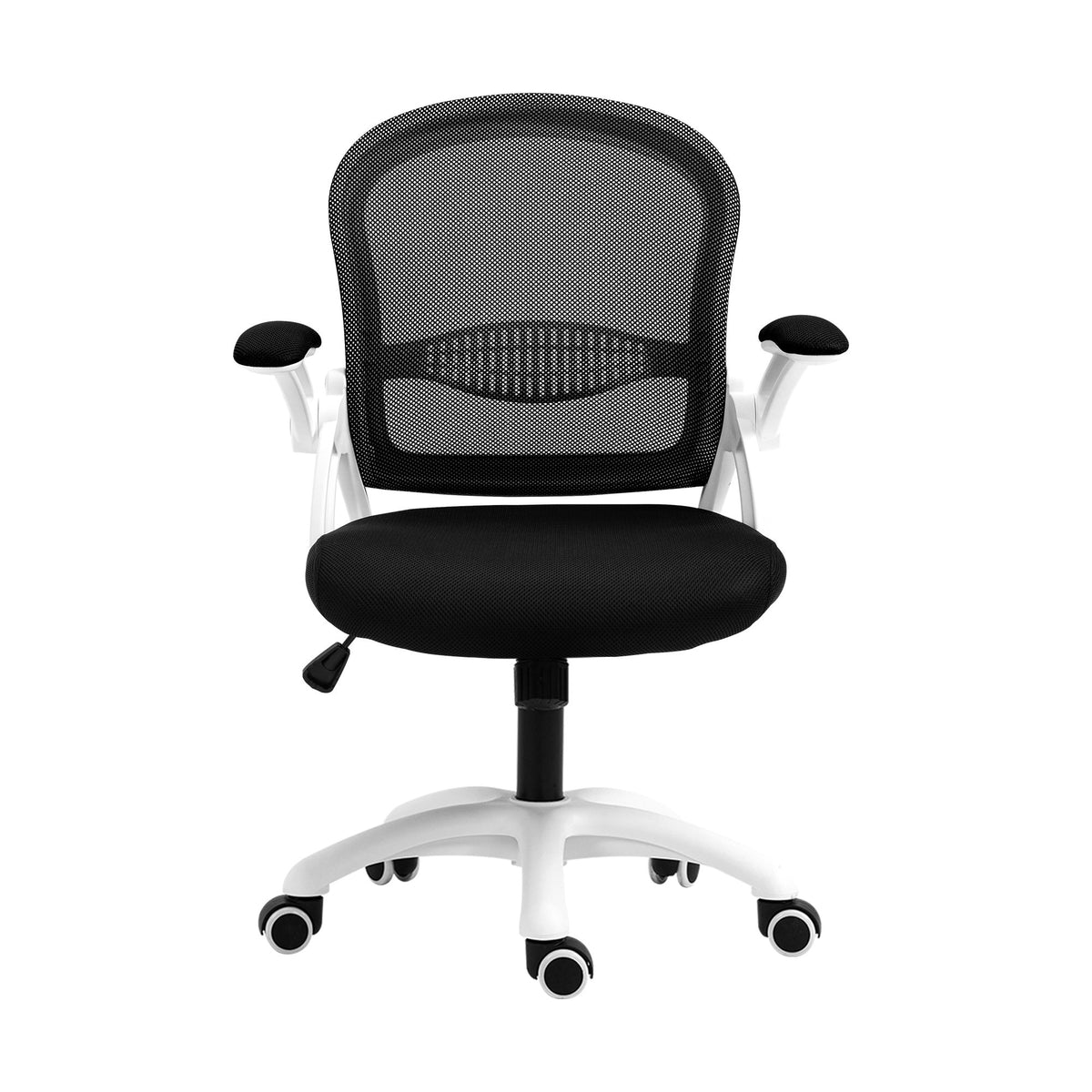 Artiss Mesh Office Chair Mid Back Black-Office Chairs-PEROZ Accessories