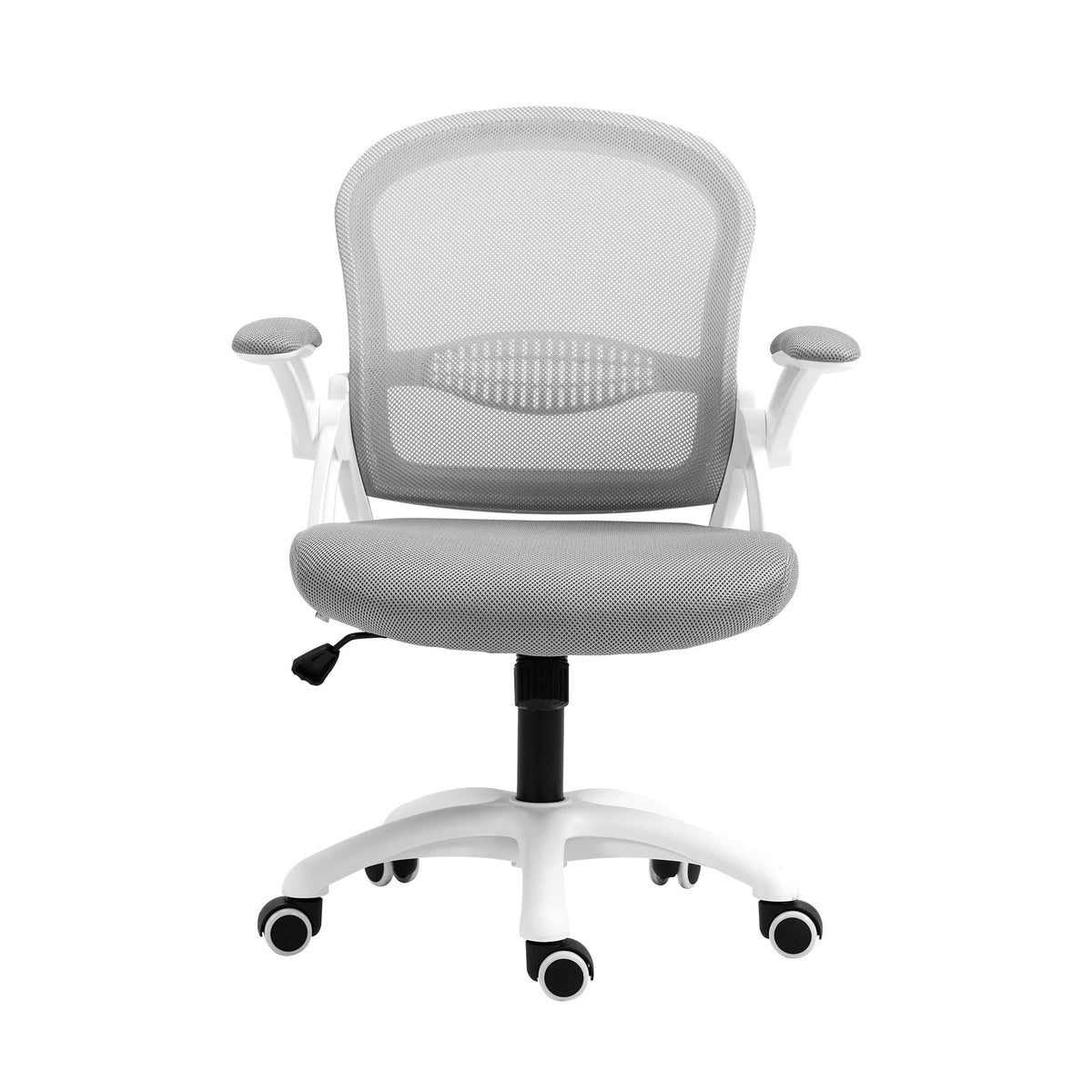 Artiss Mesh Office Chair Mid Back Grey-Office Chairs-PEROZ Accessories