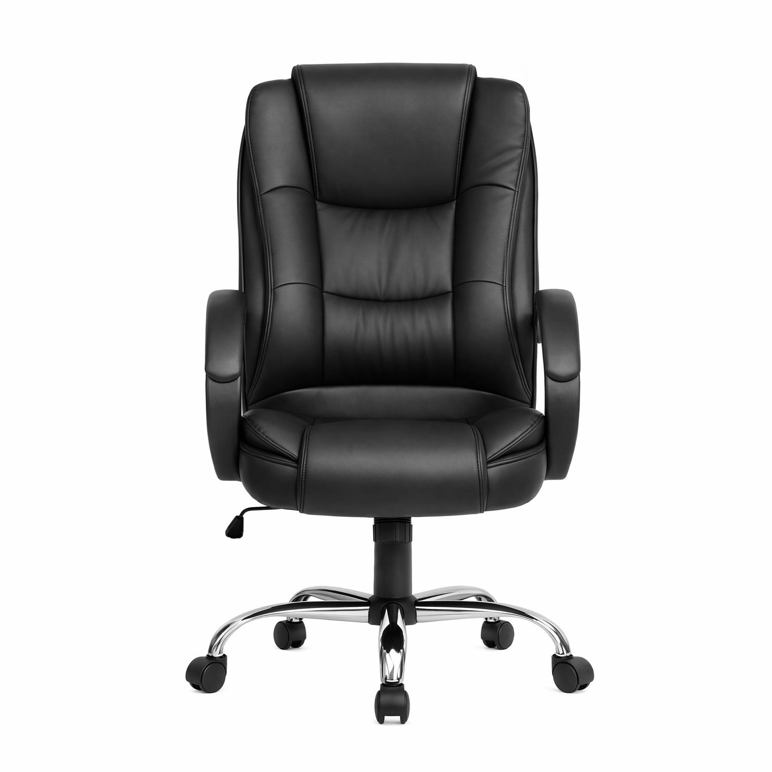 Artiss Executive Office Chair Leather Tilt Black-Furniture > Office-PEROZ Accessories