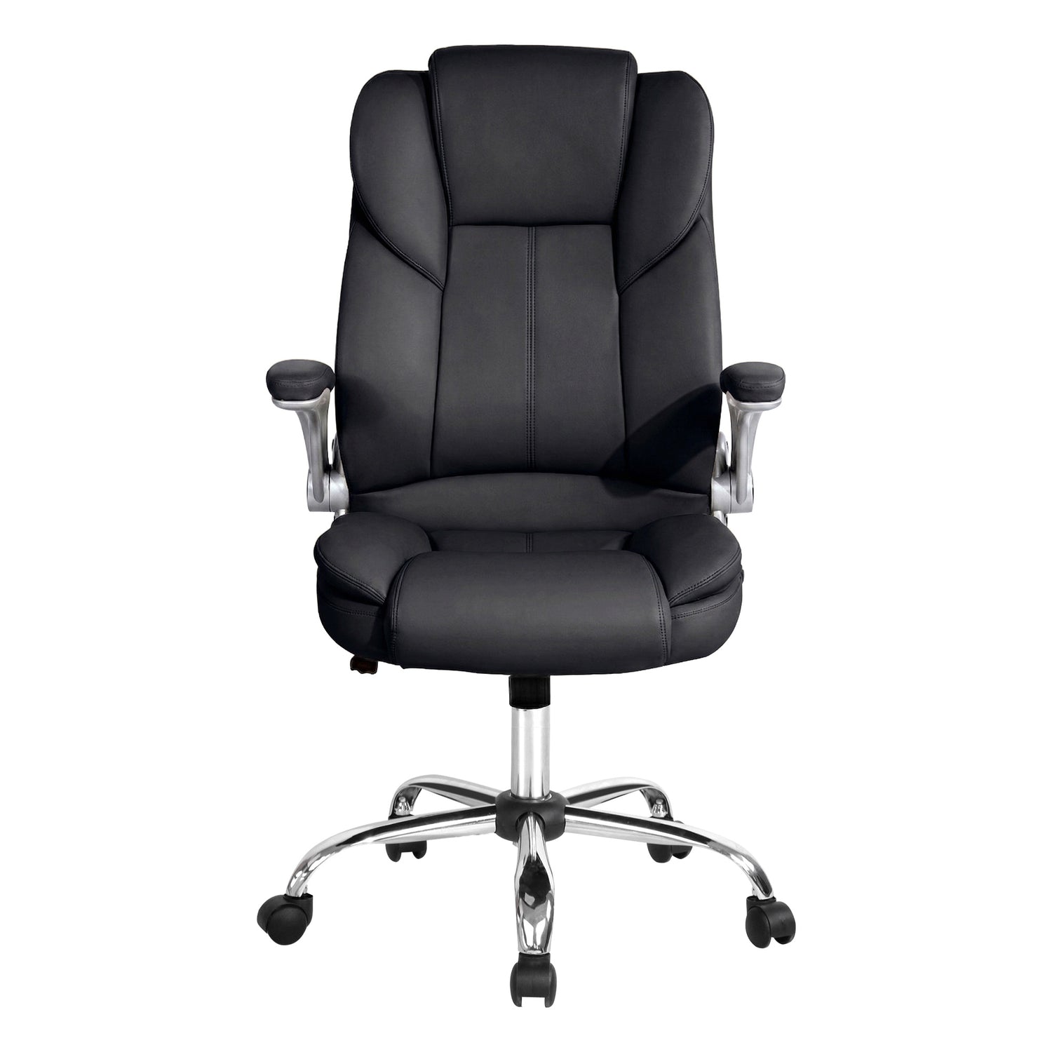 Artiss Executive Office Chair Leather Tilt Black-Furniture > Office-PEROZ Accessories
