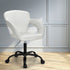 Artiss Office Chair Mid Back White-Furniture > Bar Stools & Chairs-PEROZ Accessories
