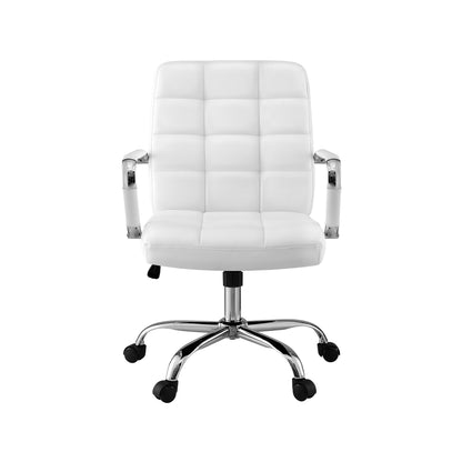 Artiss Office Chair Seat PU Work Computer Desk Chairs-Furniture > Office > Office &amp; Desk Chairs-PEROZ Accessories