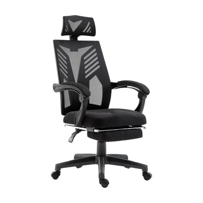 Artiss Mesh Office Chair Recliner Black-Office Chairs-PEROZ Accessories