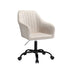 Artiss Office Chair Velvet Seat Cream-Furniture > Bar Stools & Chairs-PEROZ Accessories