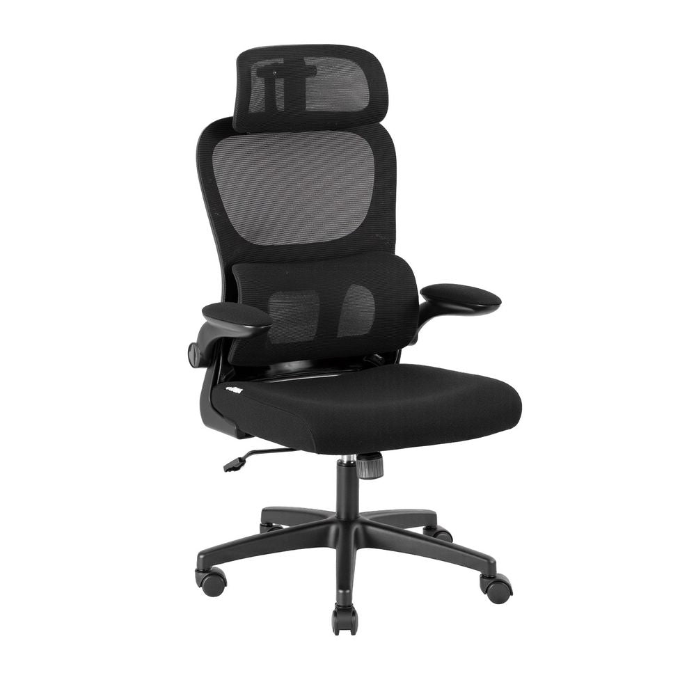 Artiss Ergonomic Office Chair Mesh Chairs Black-Furniture > Office > Office &amp; Desk Chairs-PEROZ Accessories