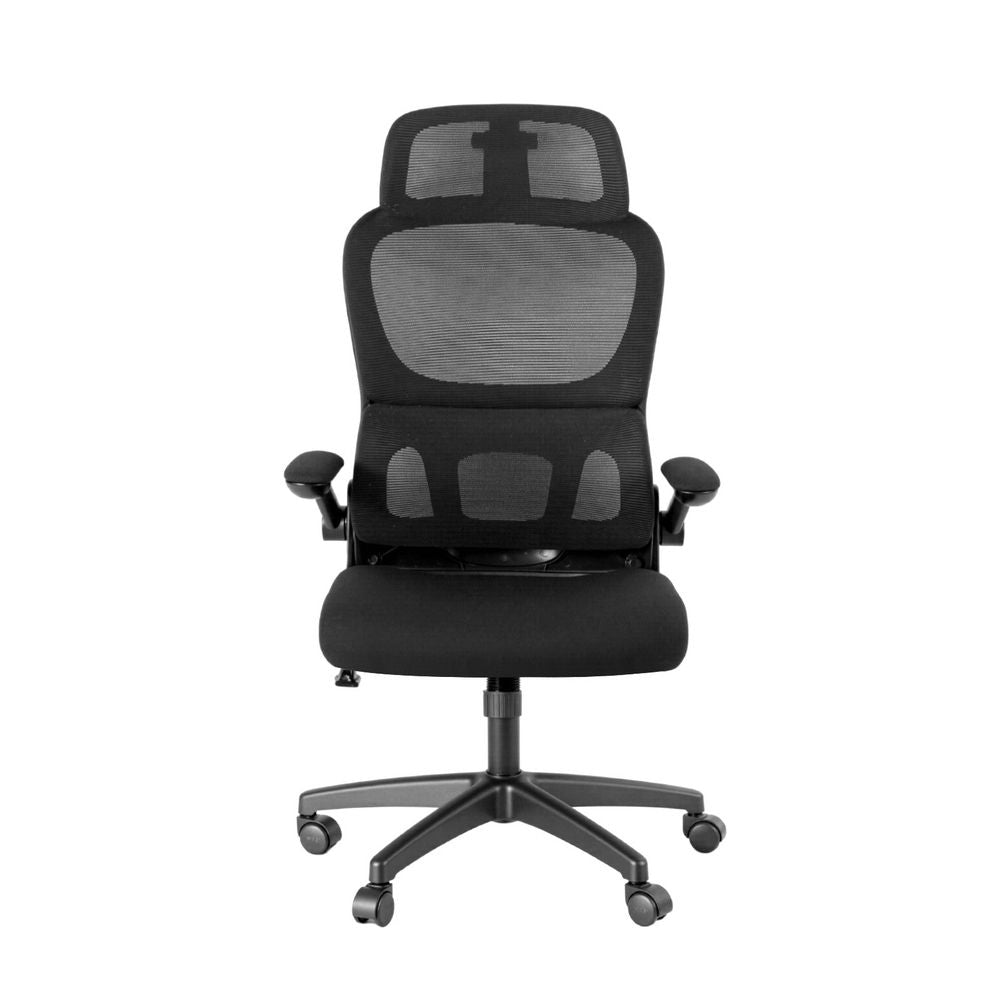 Artiss Ergonomic Office Chair Mesh Chairs Black-Furniture > Office > Office &amp; Desk Chairs-PEROZ Accessories